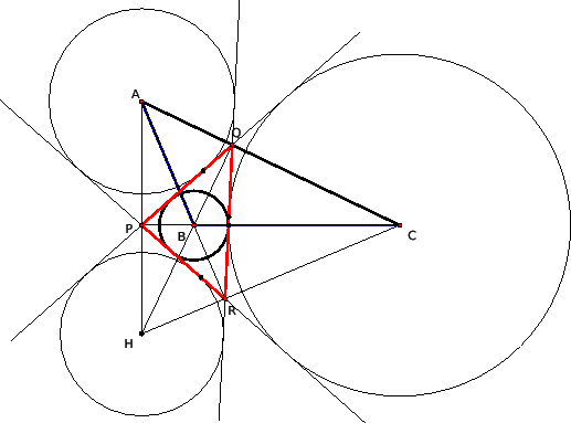 \includegraphics[width=4.5in]{orthic-excircles}